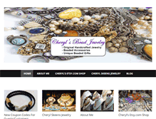 Tablet Screenshot of cherylsbeadjewelry.com